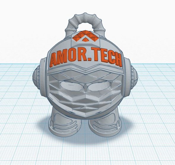 Custom Branded Amortech 3D Marvin Model